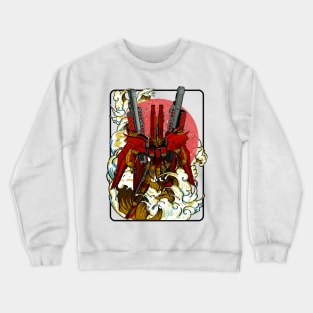 Red Armored Gundam Crewneck Sweatshirt